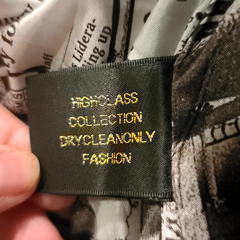 L&L Leisarely Life Collection Olive green Studded lined vegan leather jacket SzM - Picture 14 of 15